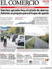 Portada de El Comercio - Gijón (Espa&ntilde;a)