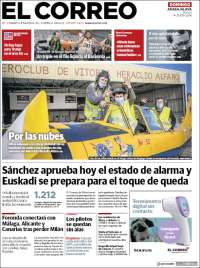 Portada de El Correo - Álava (Espa&ntilde;a)