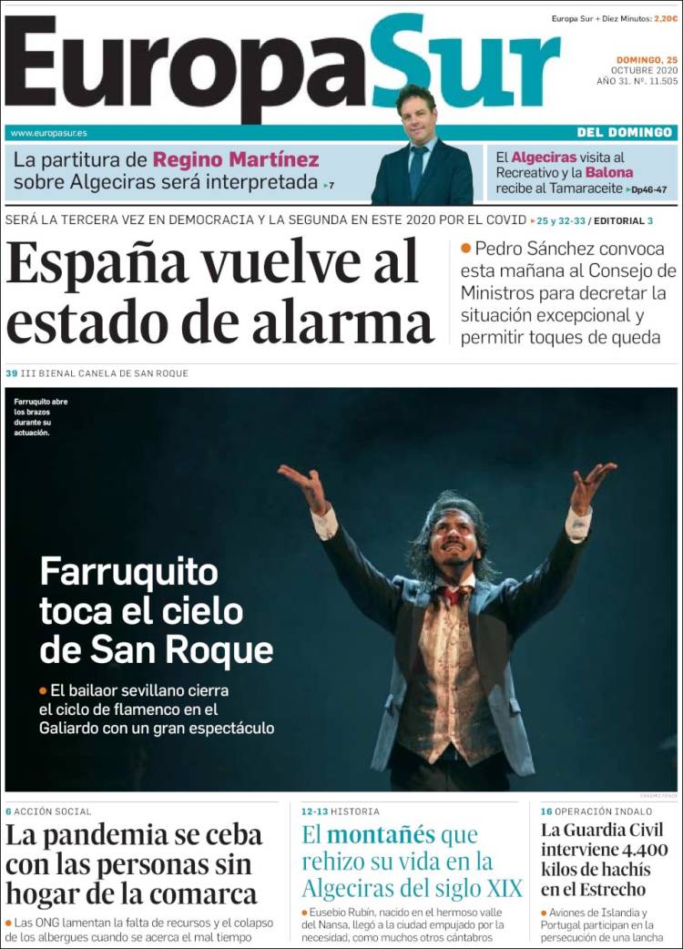 Portada de Europa Sur (Espa&ntilde;a)