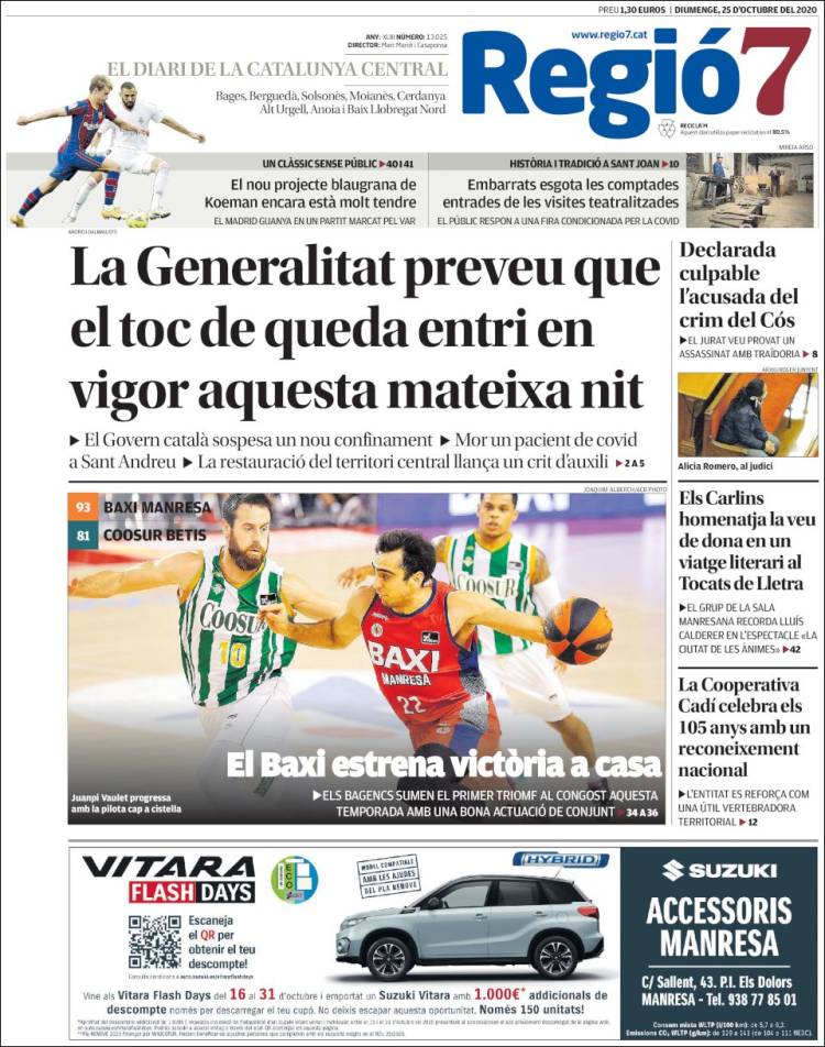 Portada de Regio7 (Espa&ntilde;a)