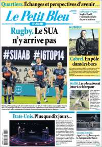 Portada de Le Petit Bleu (Francia)