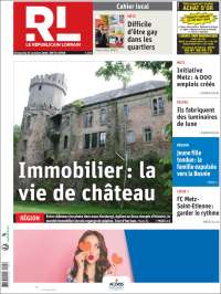 Portada de Le Republicain Lorrain (Francia)