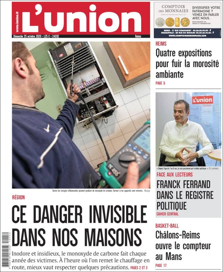 Portada de L'Union (Francia)