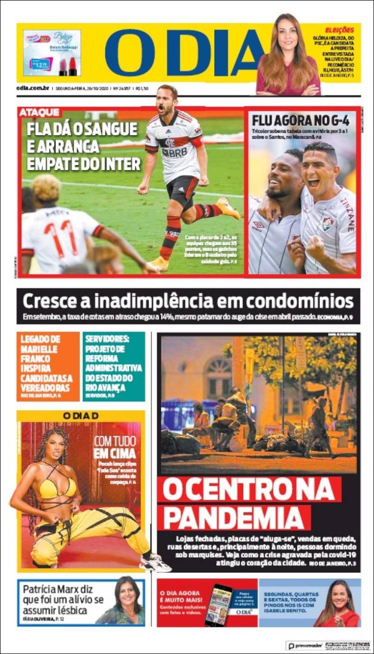 Portada de O Dia (Brasil)
