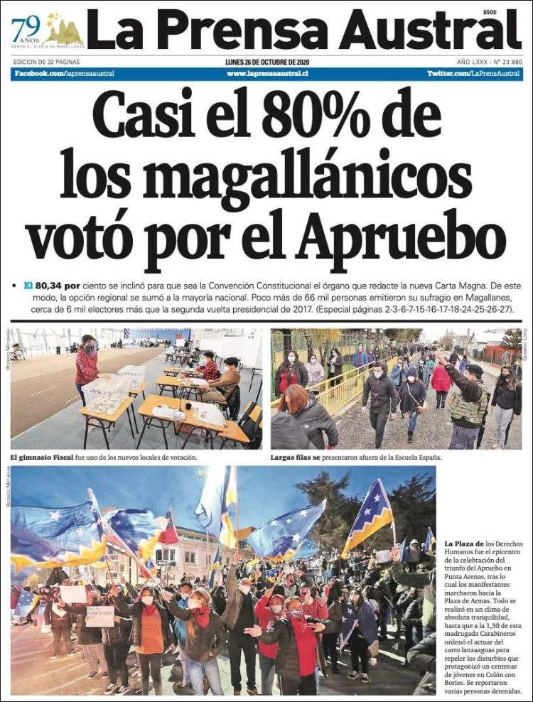Portada de El Magallanes (Chile)