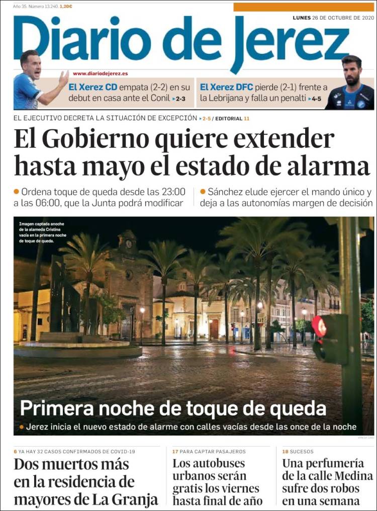 Portada de Diario de Jerez (Espa&ntilde;a)