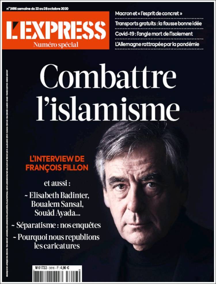Portada de L'Express (Francia)