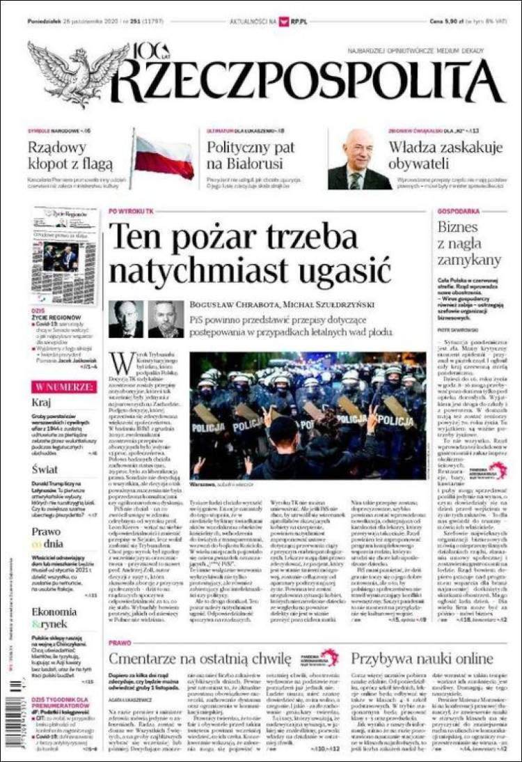 Portada de Rzeczpospolita (Polonia)