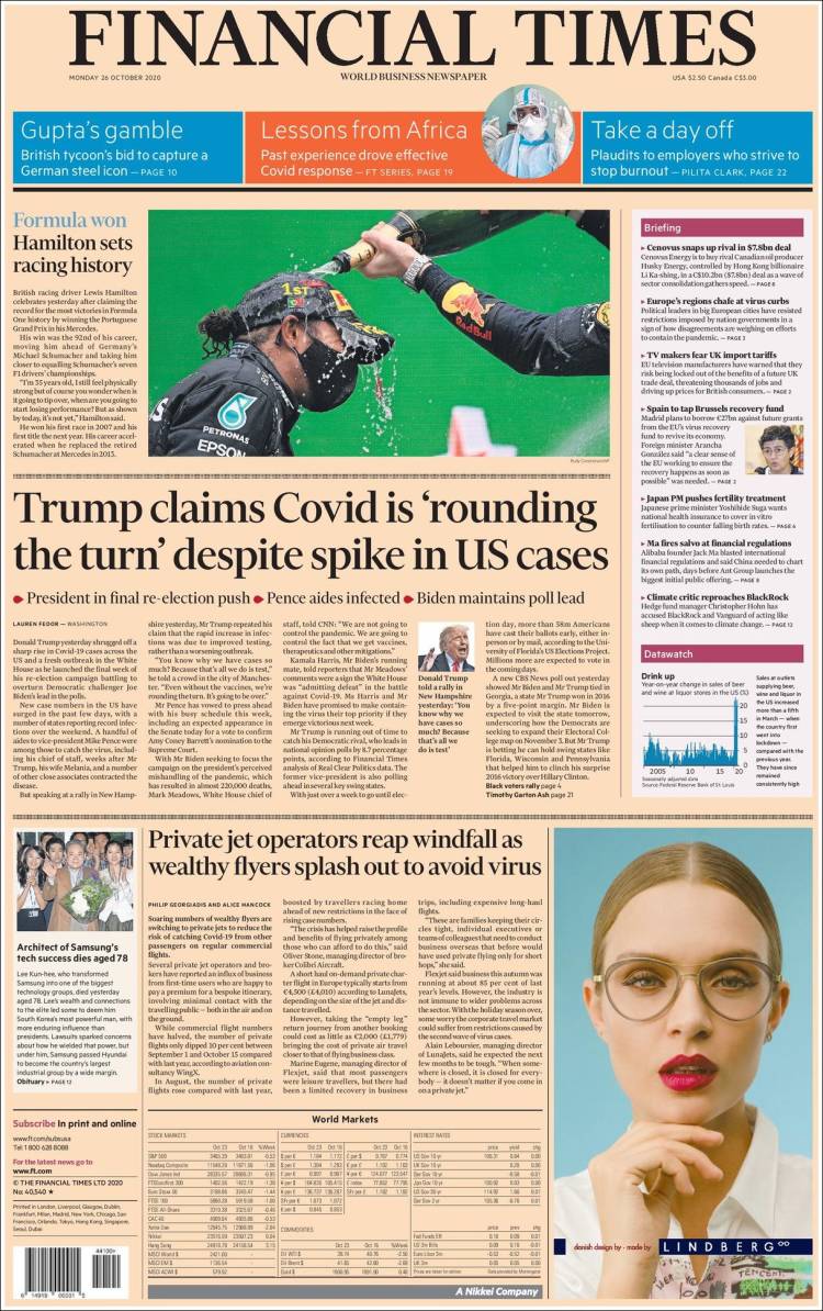 Portada de Financial Times - USA (USA)