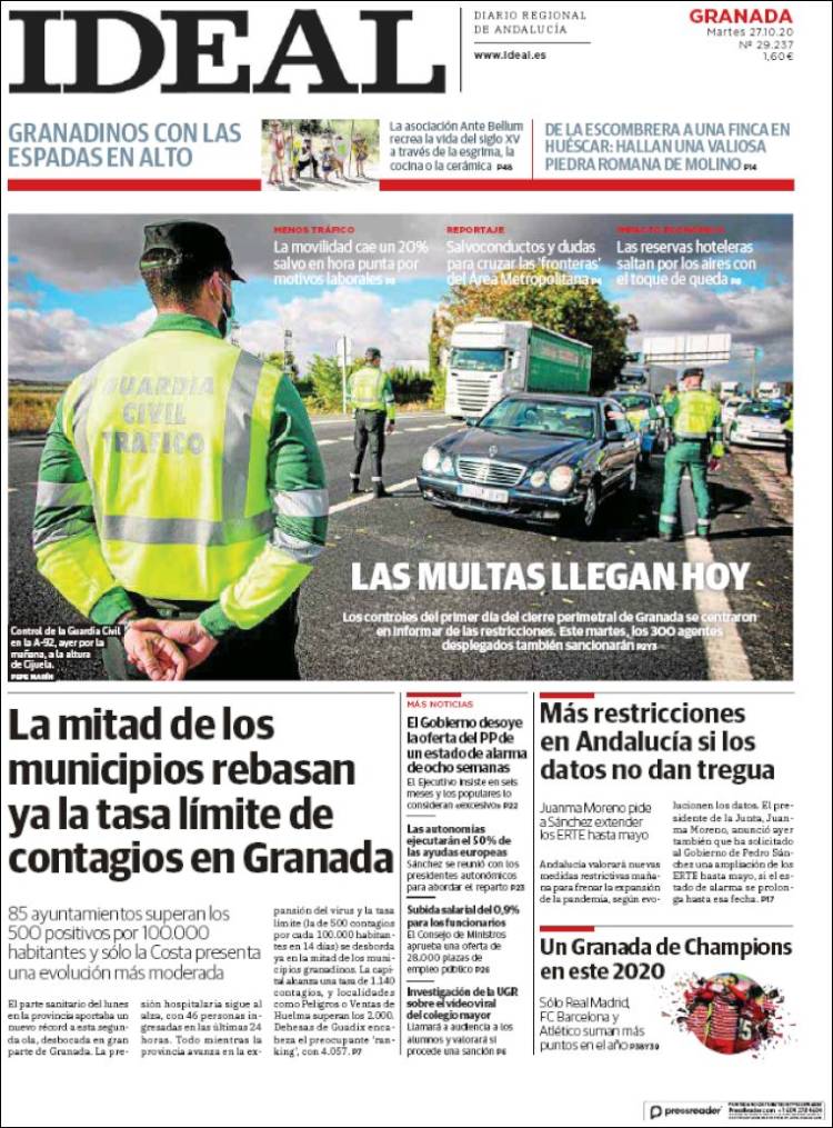 Portada de Ideal (Spain)
