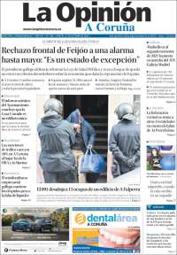 Portada de La Opinión de A Coruña (Spain)