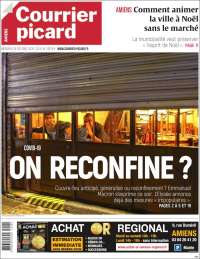 Portada de Courrier Picard (Francia)