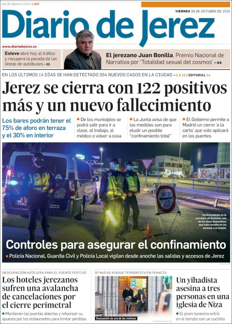 Portada de Diario de Jerez (España)