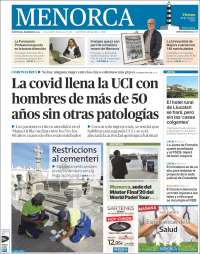 Portada de Menorca - Diario Insular (España)