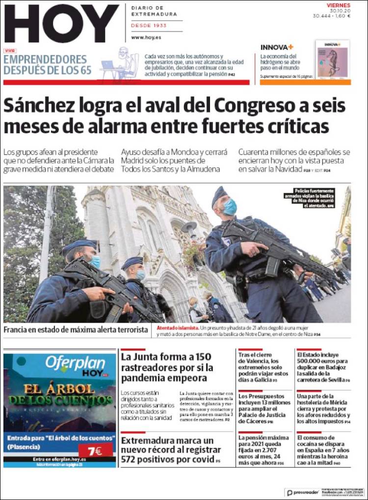 Portada de Hoy - Badajoz (España)