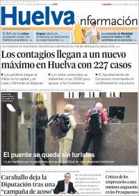 Portada de Huelva Información (España)