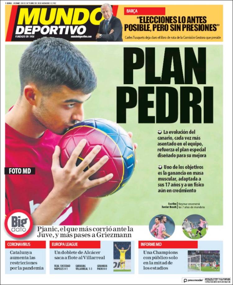 Portada de El Mundo Deportivo (España)