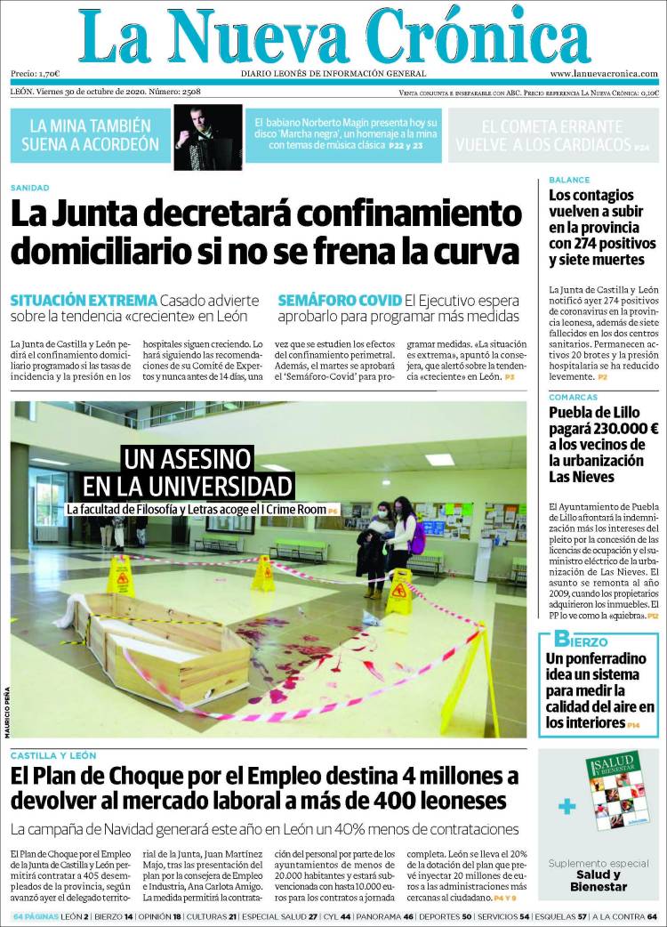 Portada de La Nueva Crónica (España)