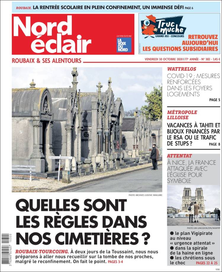 Portada de Nord Éclair (Francia)