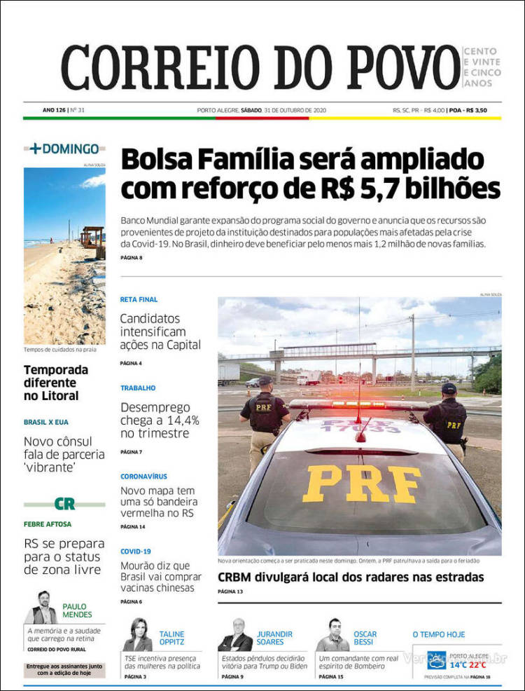 Portada de Correio Do Povo (Brasil)
