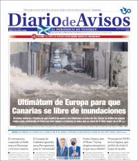 Portada de Diarios de Avisos (España)