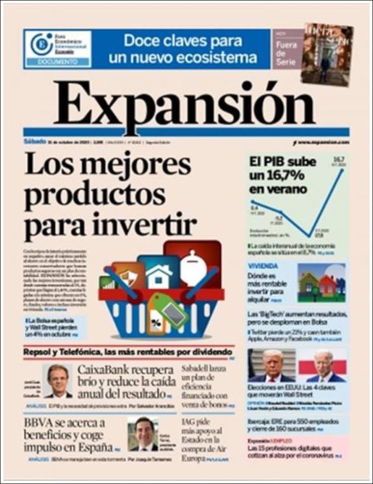 Portada de Expansión (Espa&ntilde;a)