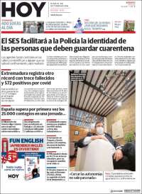 Portada de Hoy - Badajoz (España)