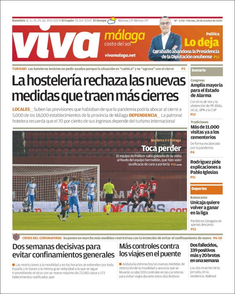 Portada de Viva Málaga (España)