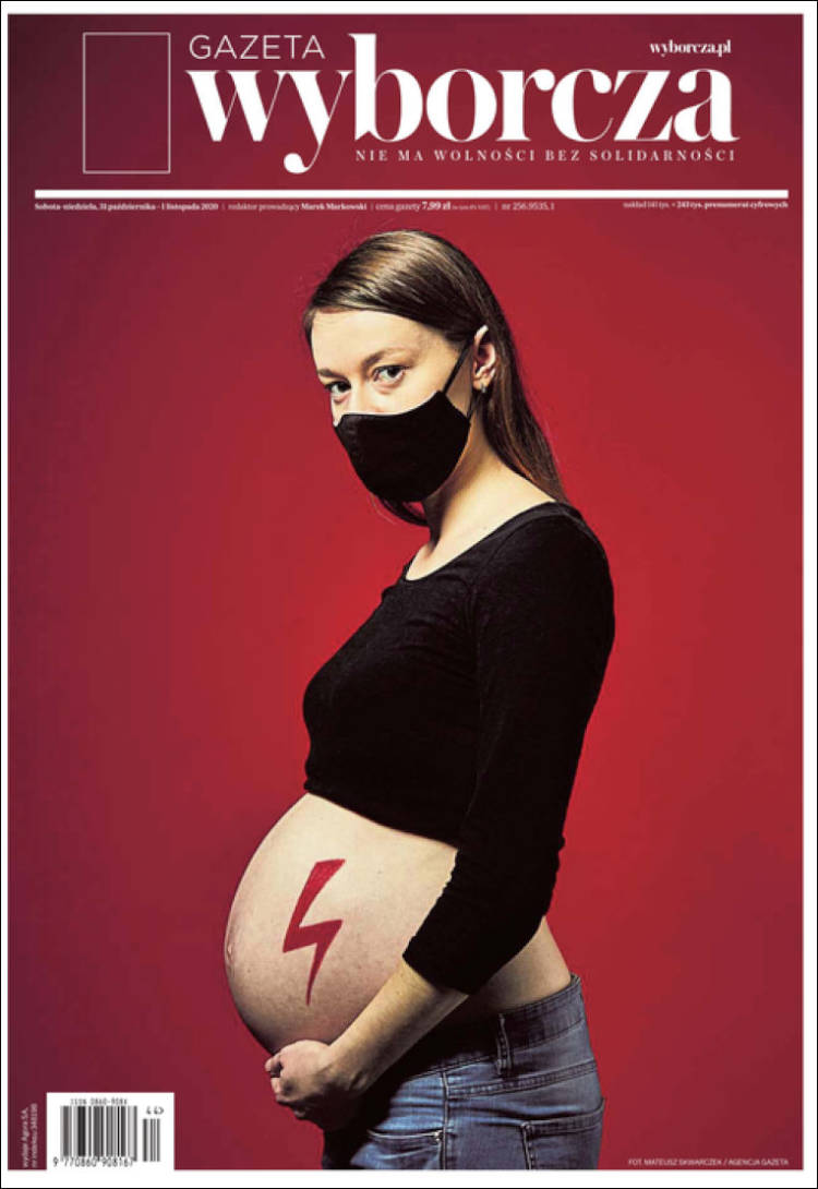 Portada de Gazeta Wyborcza (Polonia)