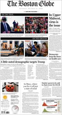 Portada de Boston Globe (USA)