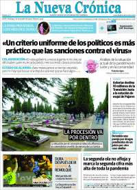 Portada de La Nueva Crónica (España)