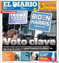 Portada de El Diario NY (USA)