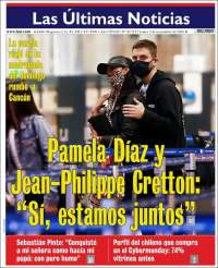 Portada de Las Últimas Noticias (Chile)