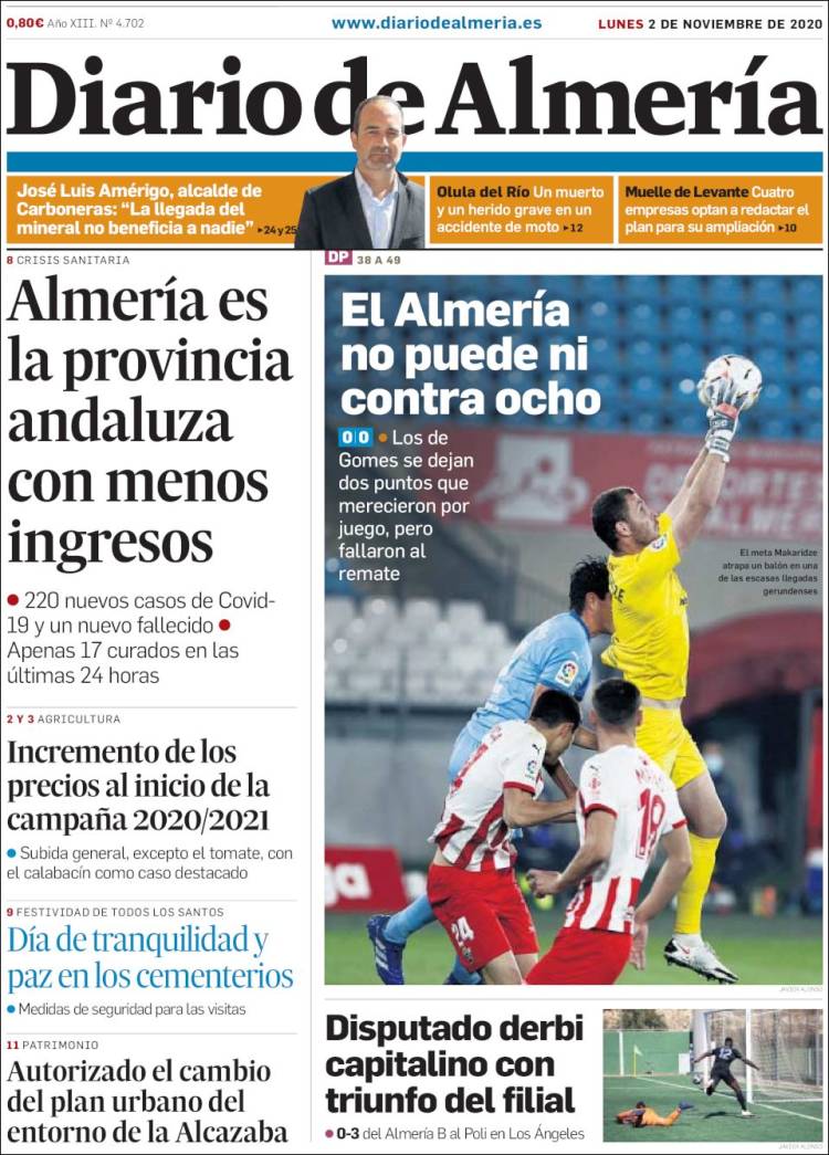 Portada de Diario de Almería (Espa&ntilde;a)