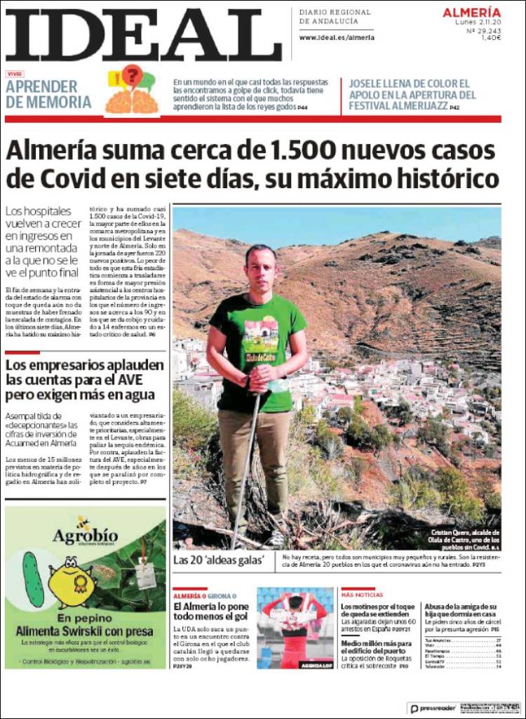 Portada de Ideal Almeria (Espa&ntilde;a)