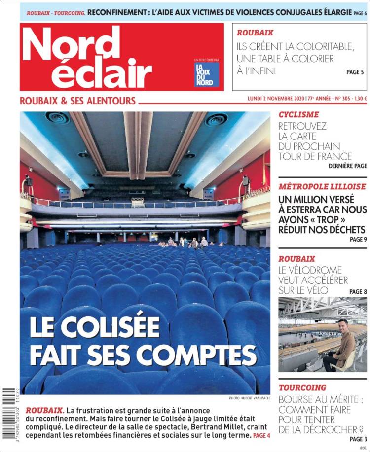 Portada de Nord Éclair (Francia)