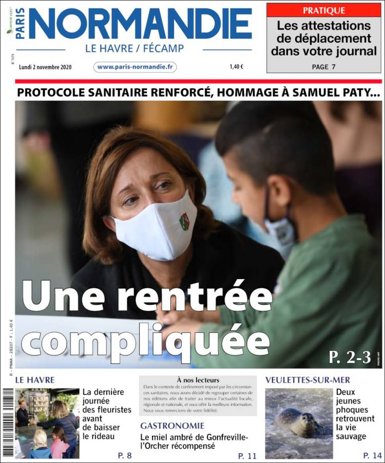 Portada de Progres de Fecamp (Francia)