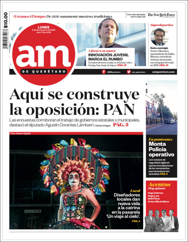 Portada de A.M. Querétaro (M&eacute;xico)