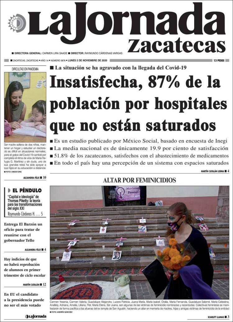 Portada de Jornada de Zacatecas (M&eacute;xico)