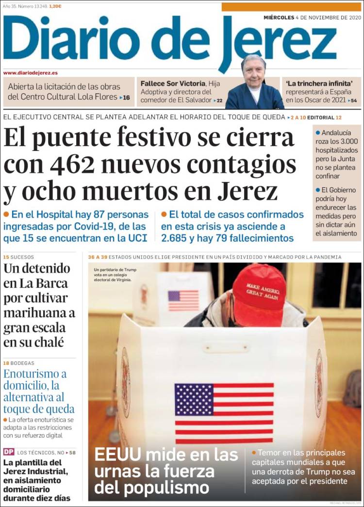 Portada de Diario de Jerez (España)