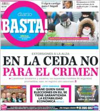 Portada de Diario Basta (México)