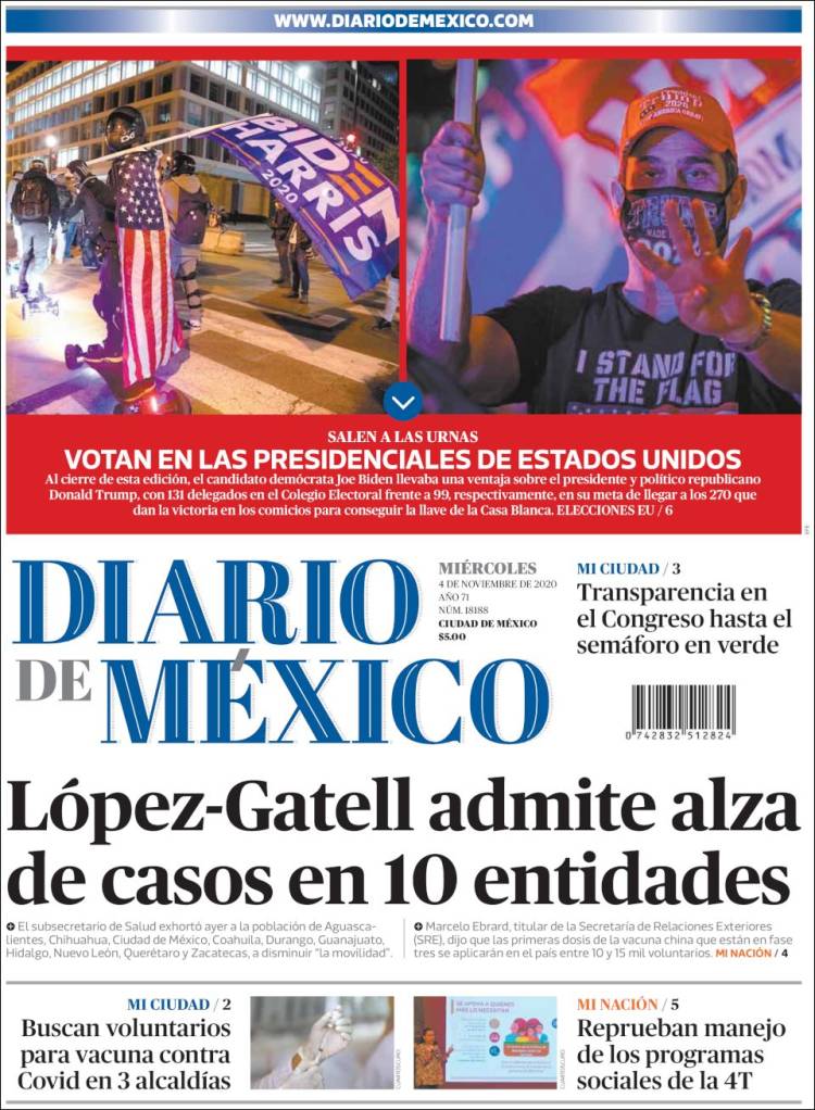 Portada de Diario de México (México)