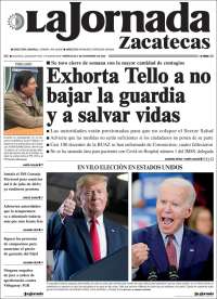 Portada de Jornada de Zacatecas (México)