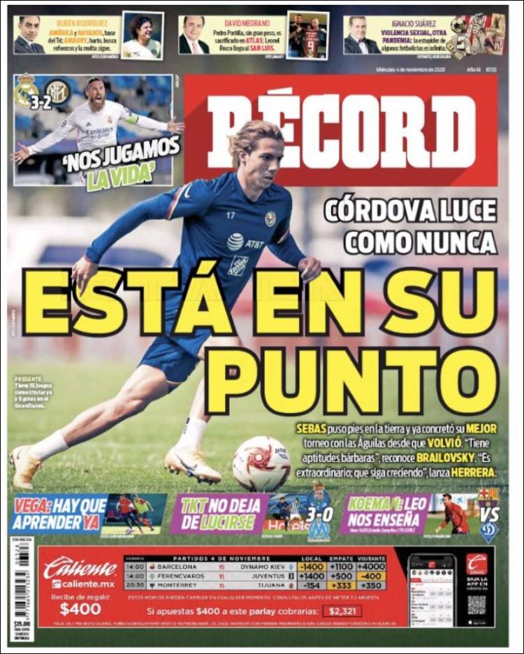 Portada de Record (México)