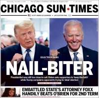 Portada de Chicago Sun-Times (USA)