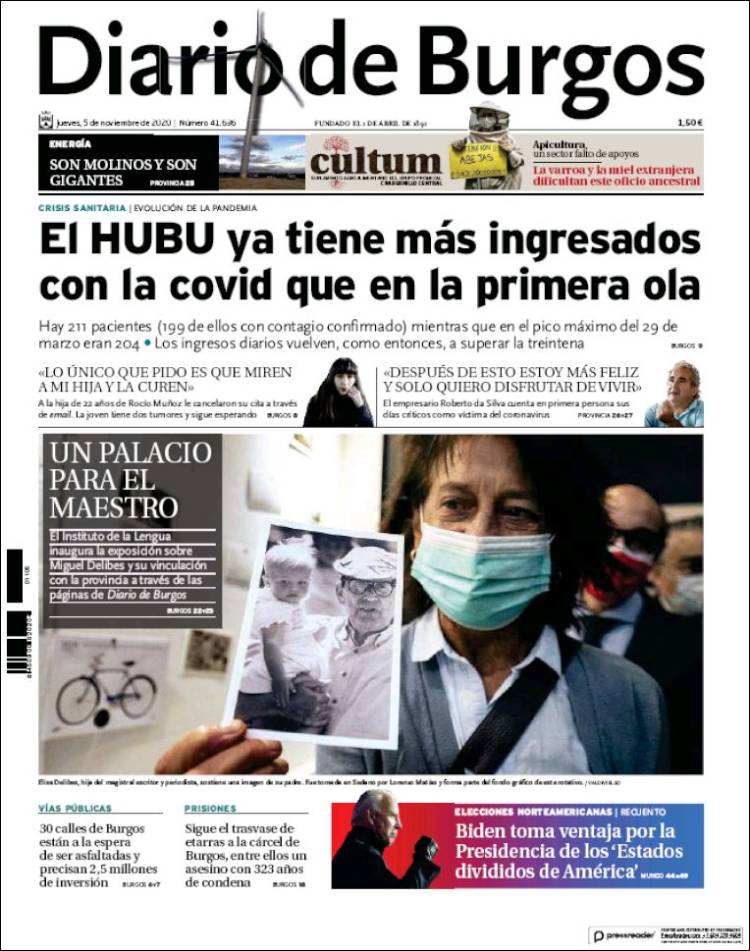 Portada de Diario de Burgos (Espa&ntilde;a)