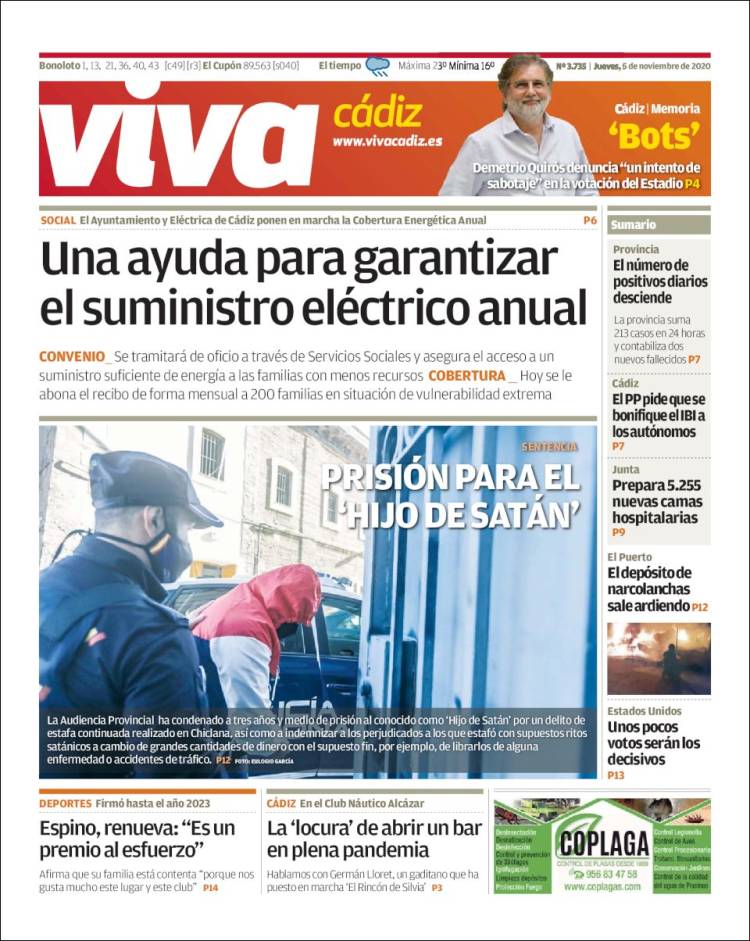 Portada de Información - Cadiz (Espa&ntilde;a)