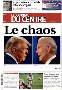 Portada de Le Journal du Centre (Francia)