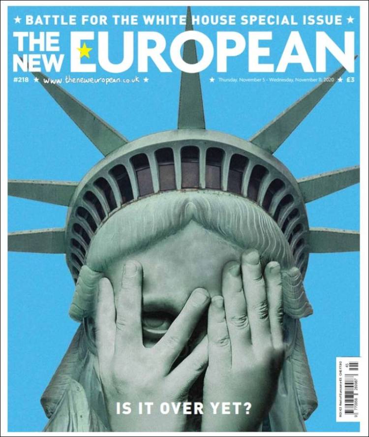 Portada de The New European (Reino Unido)