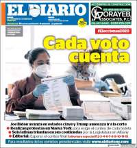 Portada de El Diario NY (USA)